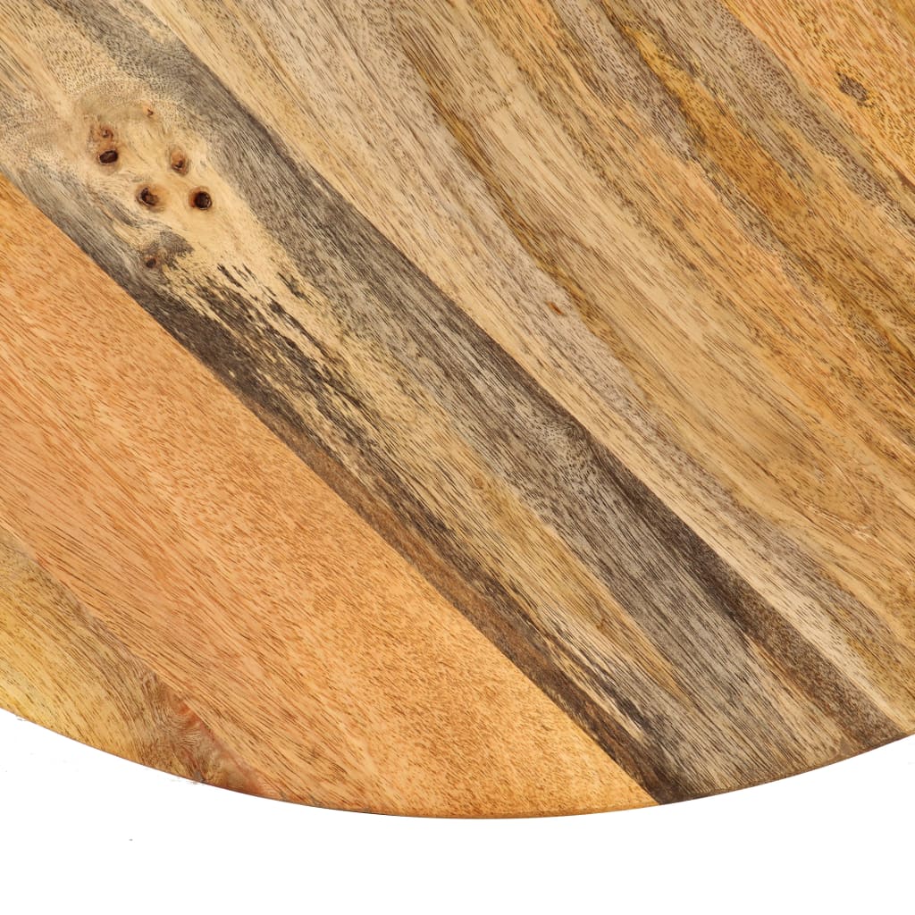 Mesa de bar madera maciza de mango 60x(76-110) cm