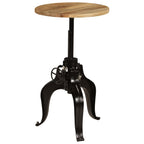 Mesa de bar madera maciza de mango 60x(76-110) cm