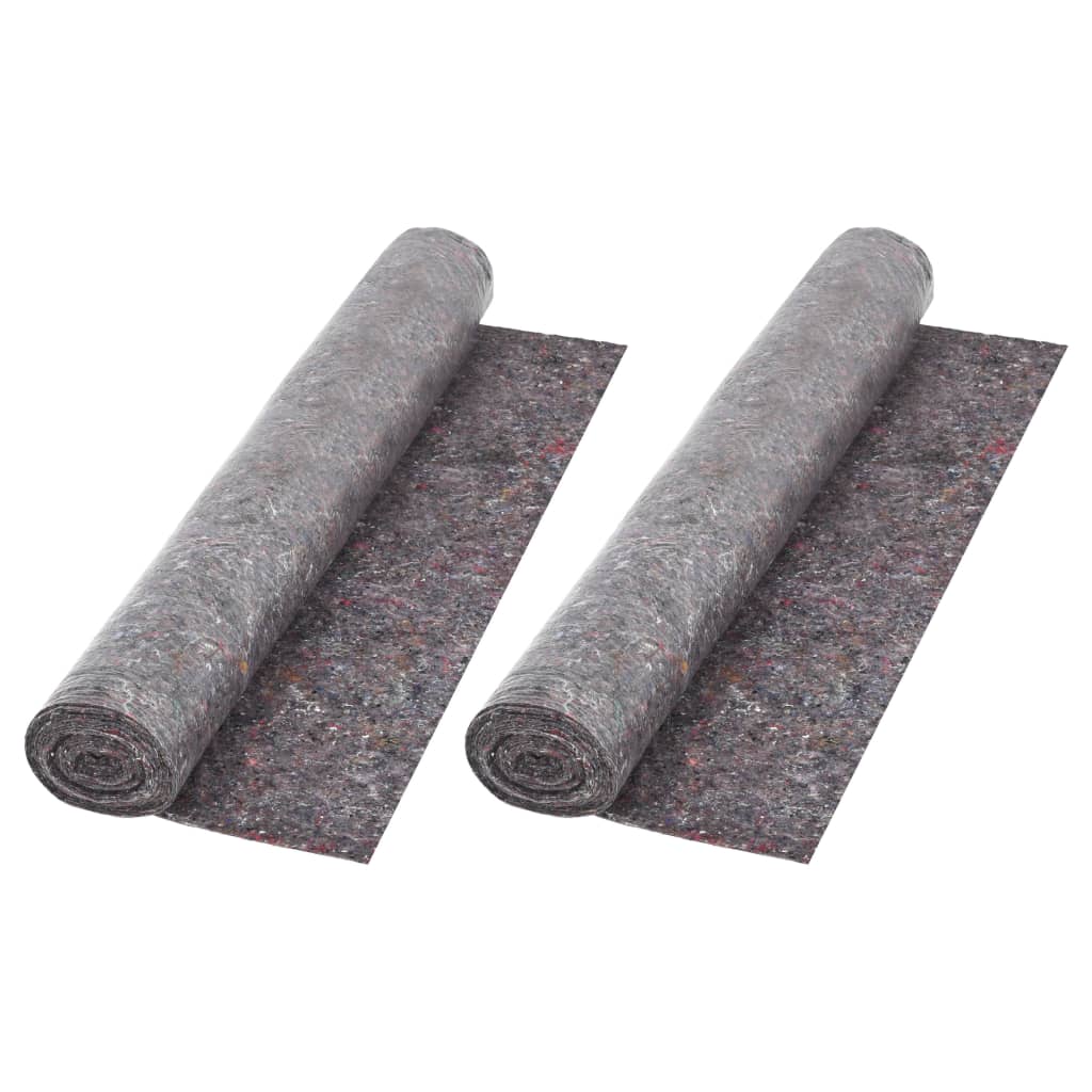Fieltro antideslizante de pintor 2 unidades 50 m 180 g/m² gris