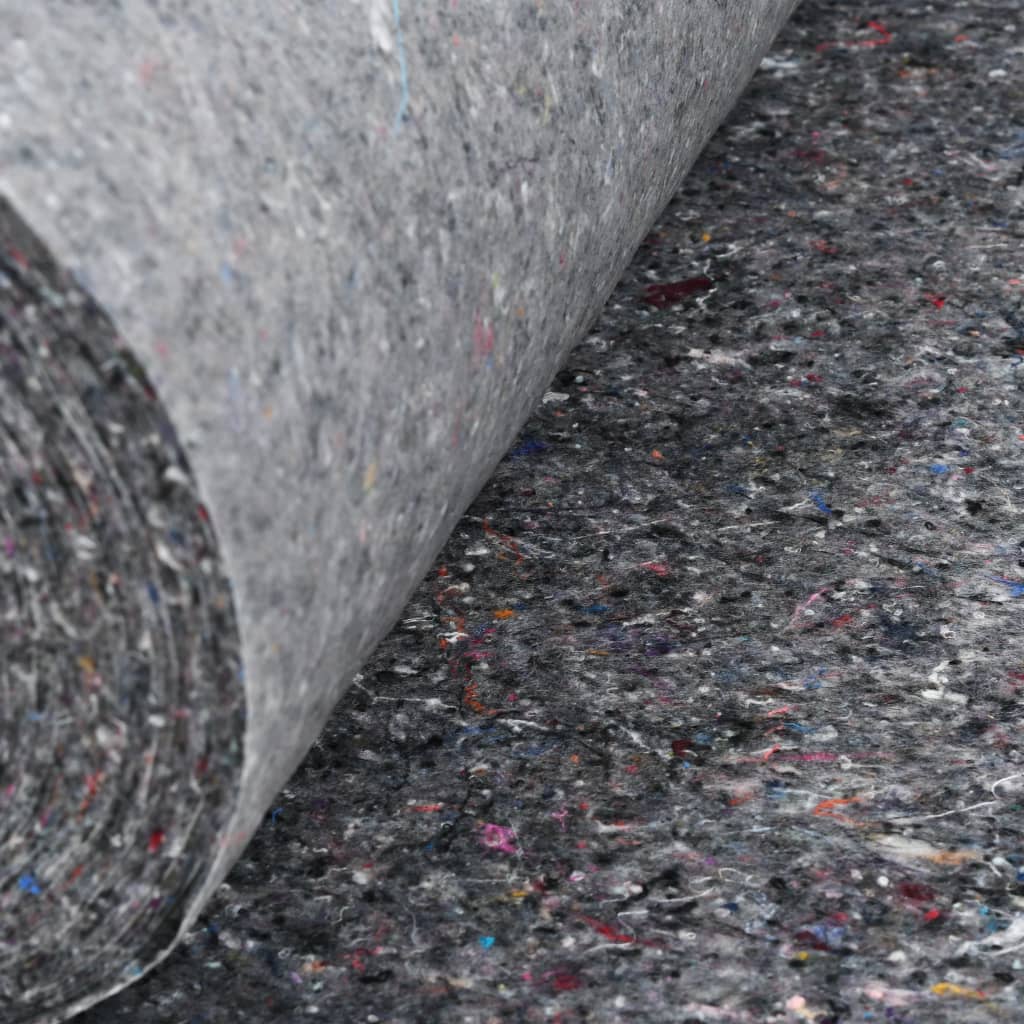 Fieltro antideslizante de pintor 50 m 280 g/m² gris