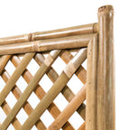 Jardinera de jardín con enrejado bambú 40 cm