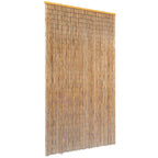 Cortina de bambú para puerta contra insectos 100x200 cm