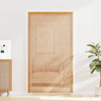 Cortina de bambú para puerta contra insectos 120x220 cm