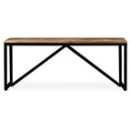 Banco de madera maciza de mango 110x35x45 cm