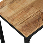 Banco de madera maciza de mango 110x35x45 cm