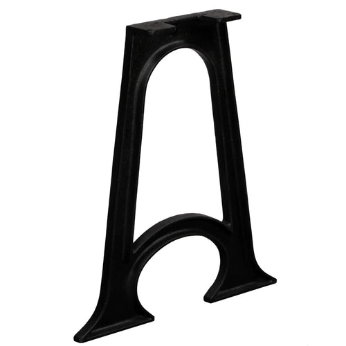 2 Patas de mesa de comedor en hierro macizo fundido