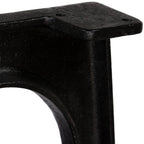2 Patas de mesa de comedor en hierro macizo fundido