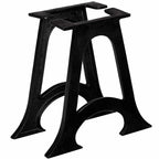 2 Patas de mesa de comedor en hierro macizo fundido