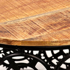 Mesa de centro de madera maciza de mango 60x40 cm