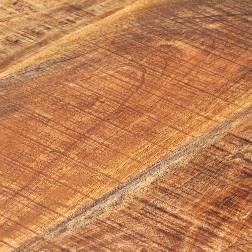 Mesa de centro de madera maciza de mango 60x40 cm