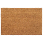 Felpudo de fibra de coco color natural 2 unidades 24mm 40x60cm