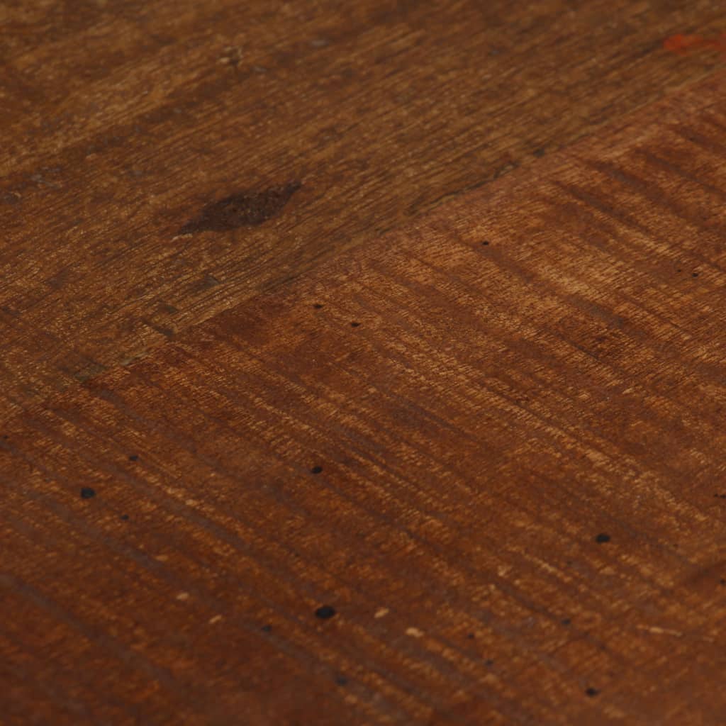 Juego de mesa alta y taburetes 3 piezas madera maciza reciclada