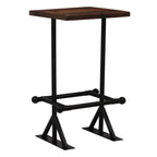 Juego de mesa alta y taburetes 3 piezas madera maciza reciclada
