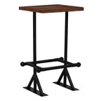 Juego de mesa alta y taburetes 3 piezas madera maciza reciclada