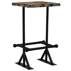 Set de muebles de bar 3 pzas madera maciza reciclada multicolor