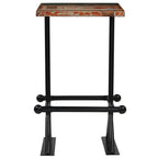 Set de muebles de bar 3 pzas madera maciza reciclada multicolor