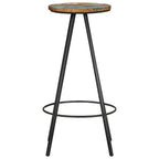 Taburetes de cocina 2 unidades madera maciza reciclada