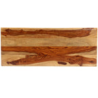 Mesa consola de madera maciza de acacia 100x40x75 cm