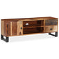Mueble de TV de madera maciza de acacia 120x30x40 cm