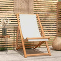 Silla de jardín de teca azul 56x105x96 cm