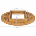 Tablero para caja de cerveza madera de teca 70 cm