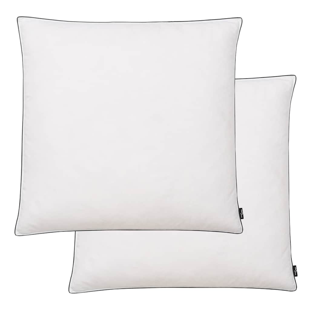 Almohadas 2 uds relleno plumón/plumas 70x60 cm blanco