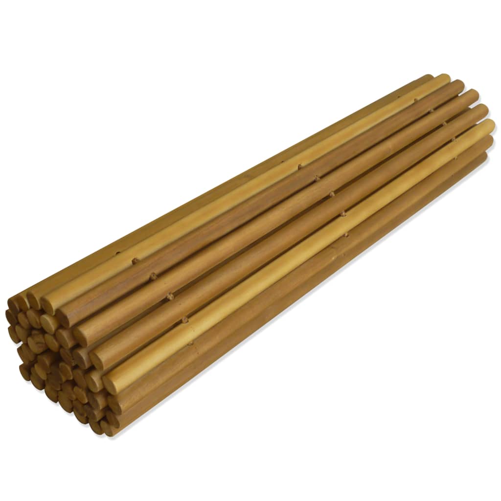 Alfombrilla de baño de madera de acacia 80x50 cm