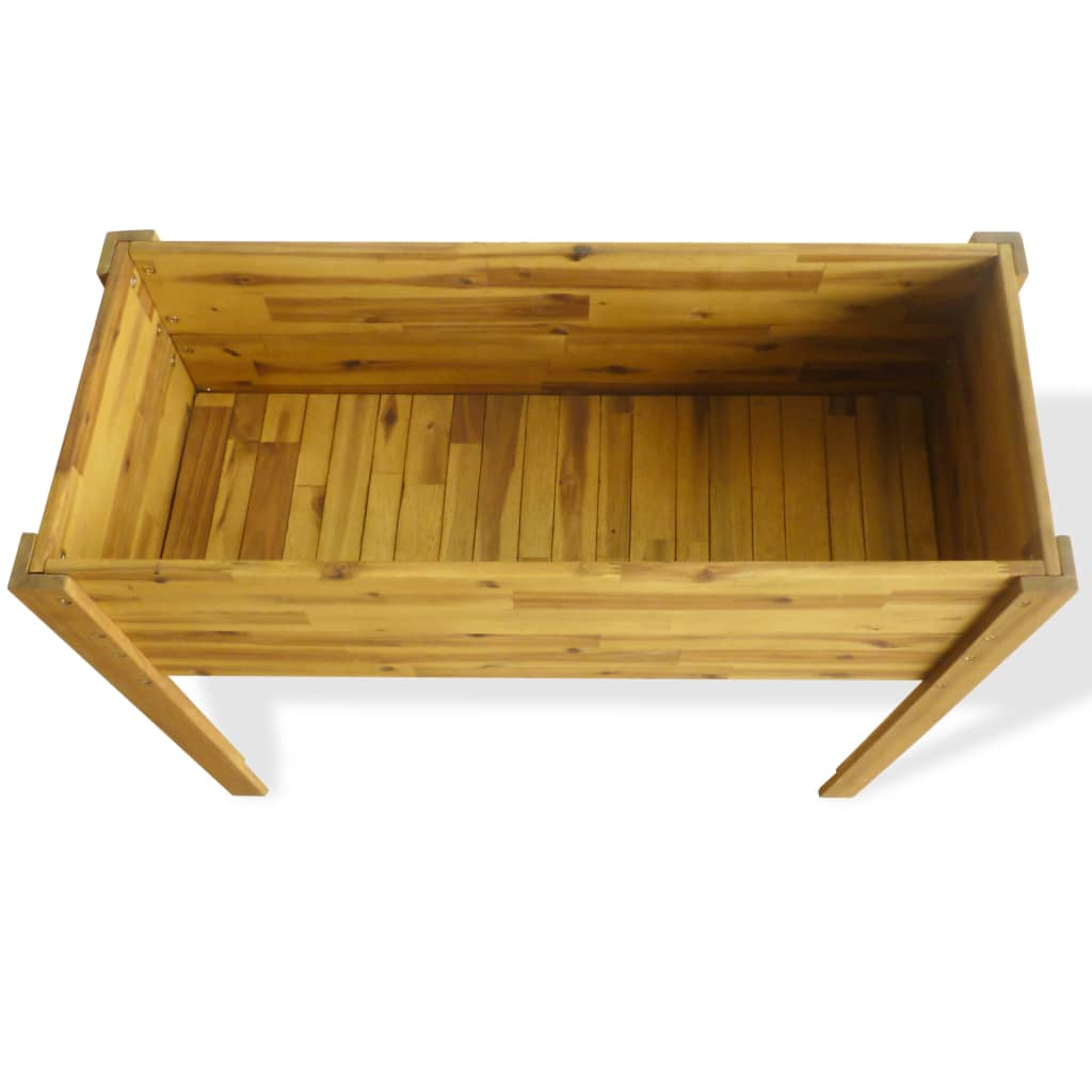 Arriate de madera maciza de acacia