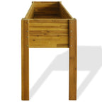 Arriate de madera maciza de acacia