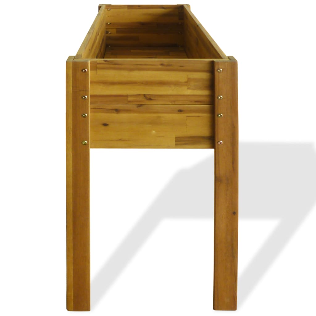 Arriate de madera maciza de acacia