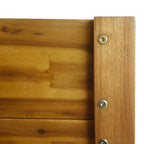 Arriate de madera maciza de acacia