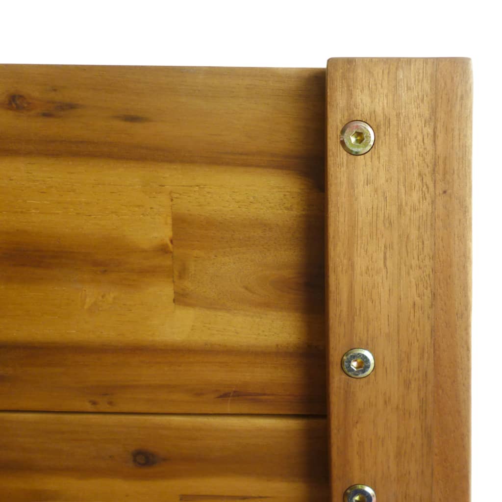 Arriate de madera maciza de acacia