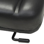 Asiento de máquina elevadora y tractor respaldo ajustable negro