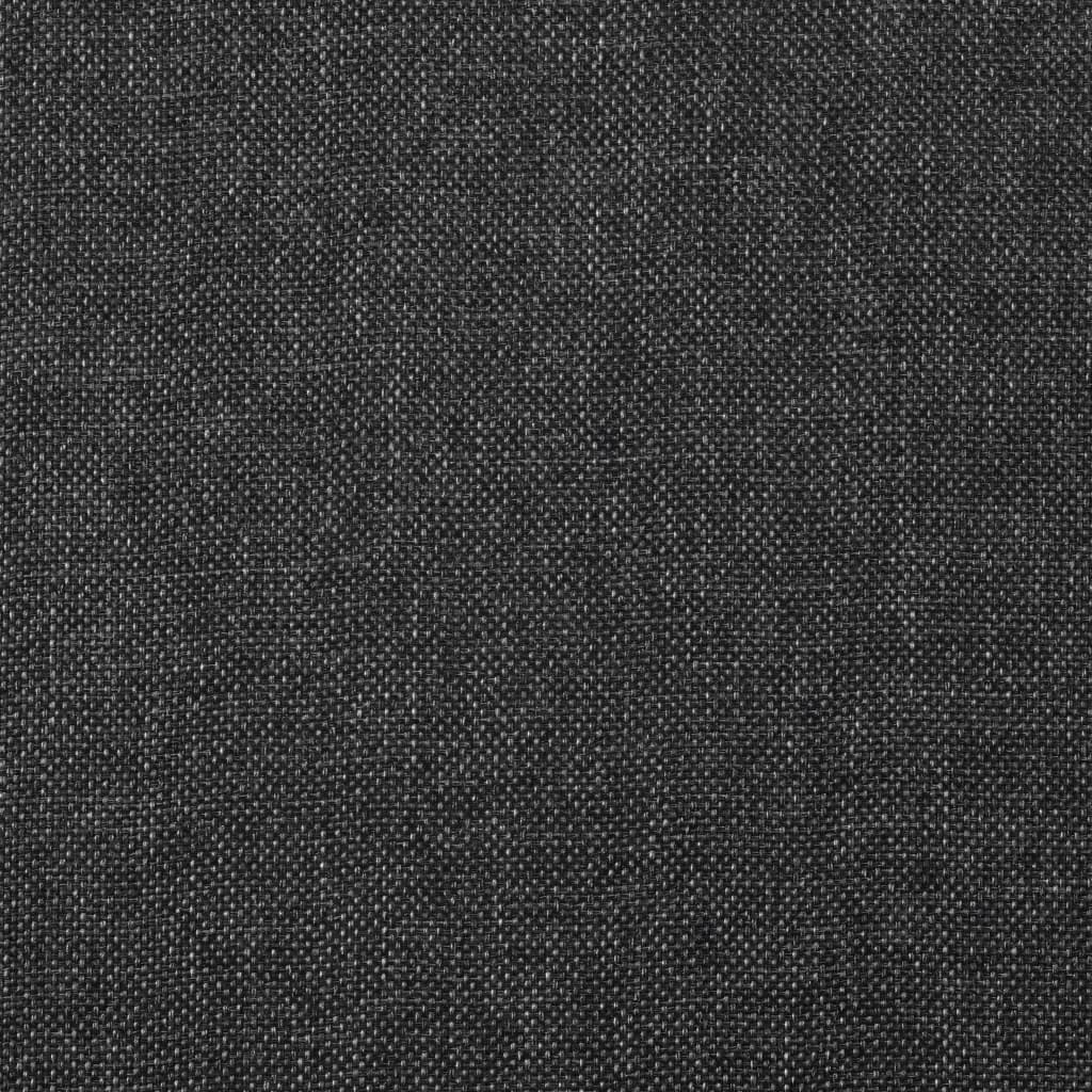 Sillas de comedor 2 unidades tela gris oscuro