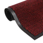 Alfombra de entrada rectangular de nudo 120x180 cm antracita