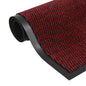 Alfombra de entrada rectangular de nudo 120x180 cm antracita