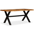 Mesa de comedor madera maciza de acacia y mango 180x90x76 cm