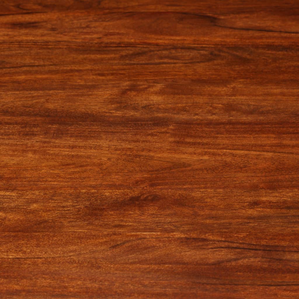 Mesa de comedor madera maciza de acacia acabado miel 120x76 cm