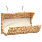 Cama para gato con cojín de jacinto de agua 37x20x20 cm
