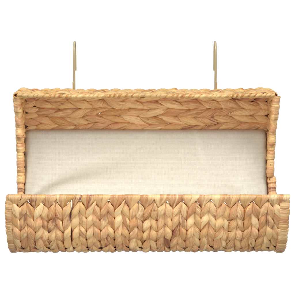 Cama para gato con cojín de jacinto de agua 37x20x20 cm