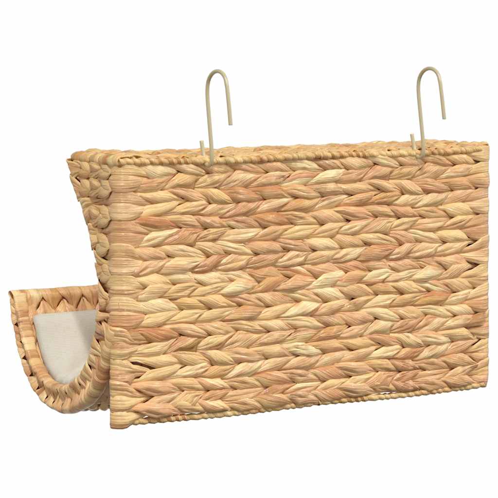 Cama para gato con cojín de jacinto de agua 37x20x20 cm