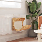 Cama para gato con cojín de jacinto de agua 37x20x20 cm