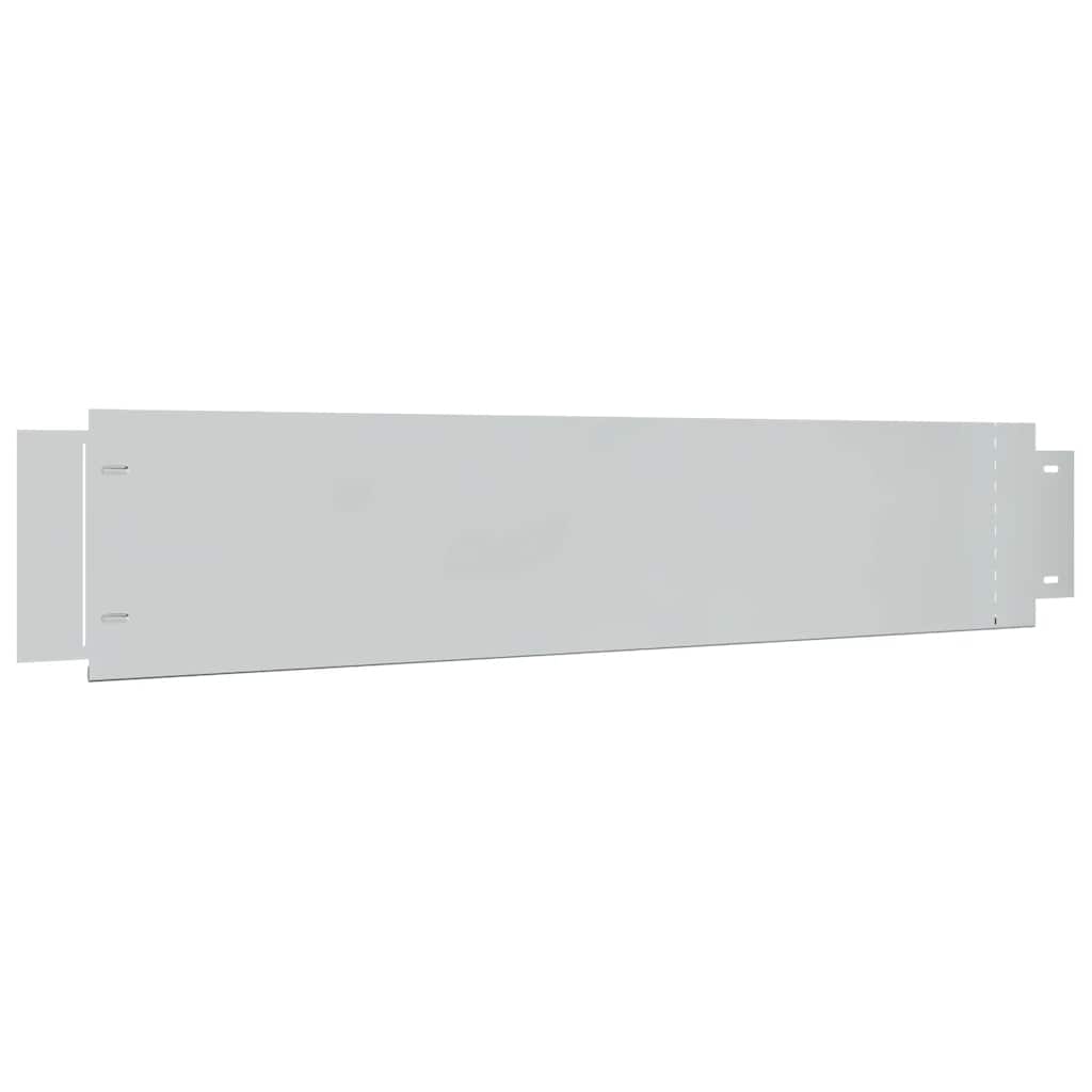 Cercas para césped 15 piezas acero galvanizado 100x20cm