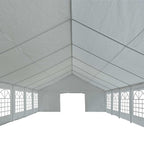 Tela de tienda sin estructura Gris 10 x 5 m PE