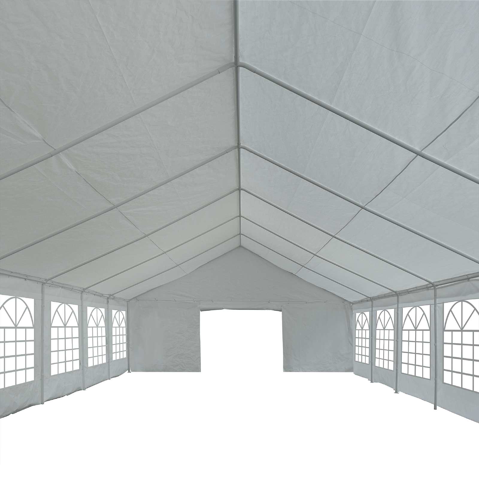 Tela de tienda sin estructura Gris 10 x 5 m PE