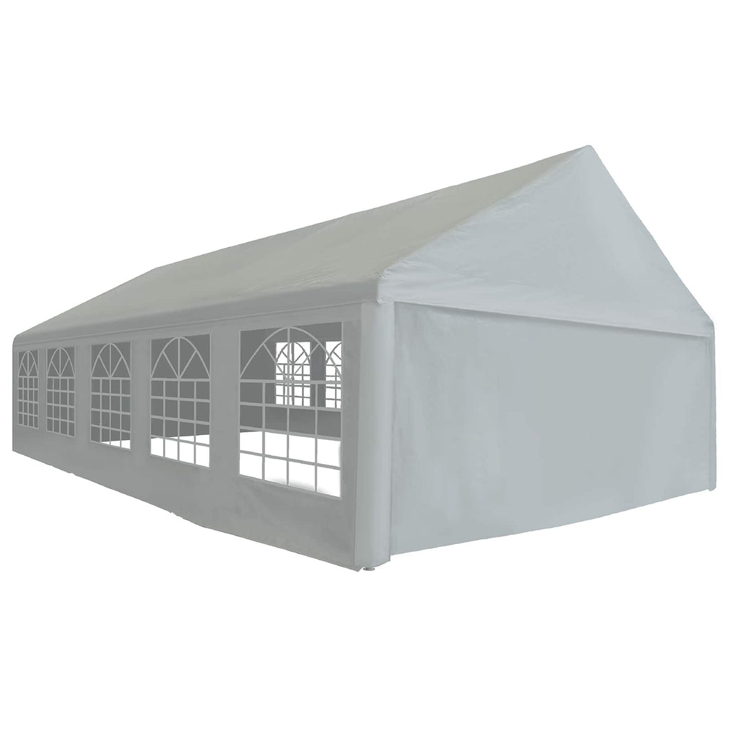 Tela de tienda sin estructura Gris 10 x 5 m PE
