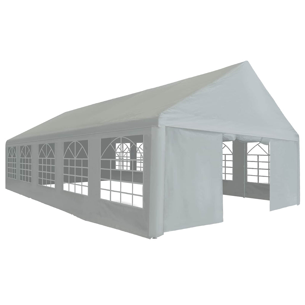 Tela de tienda sin estructura Gris 10 x 5 m PE