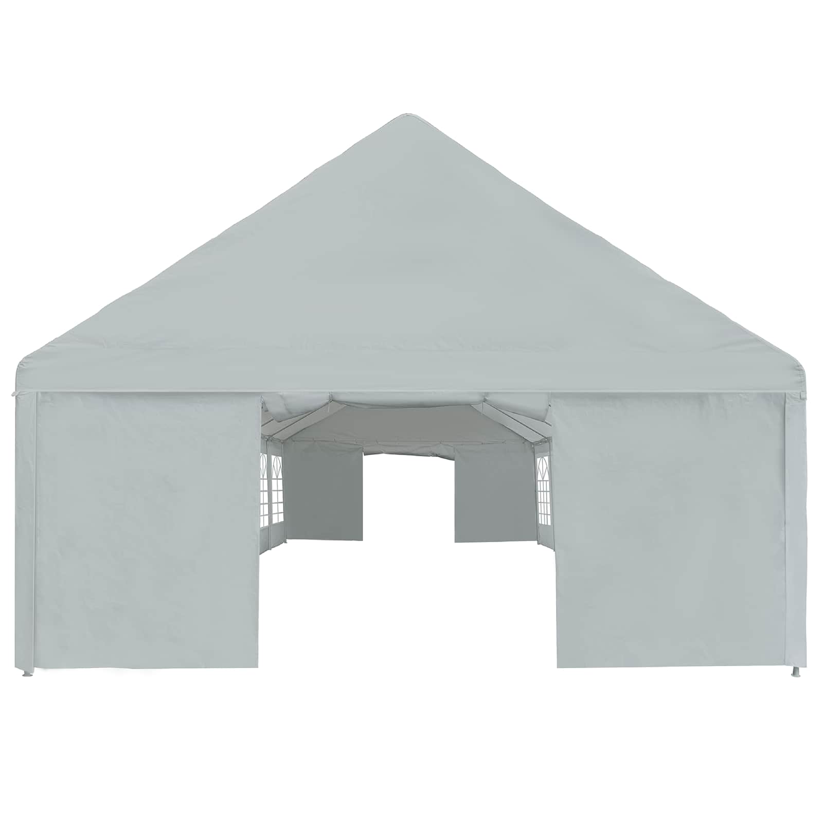 Tela de tienda sin estructura Gris 10 x 5 m PE