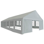 Tela de tienda sin estructura Gris 12 x 6 m PE