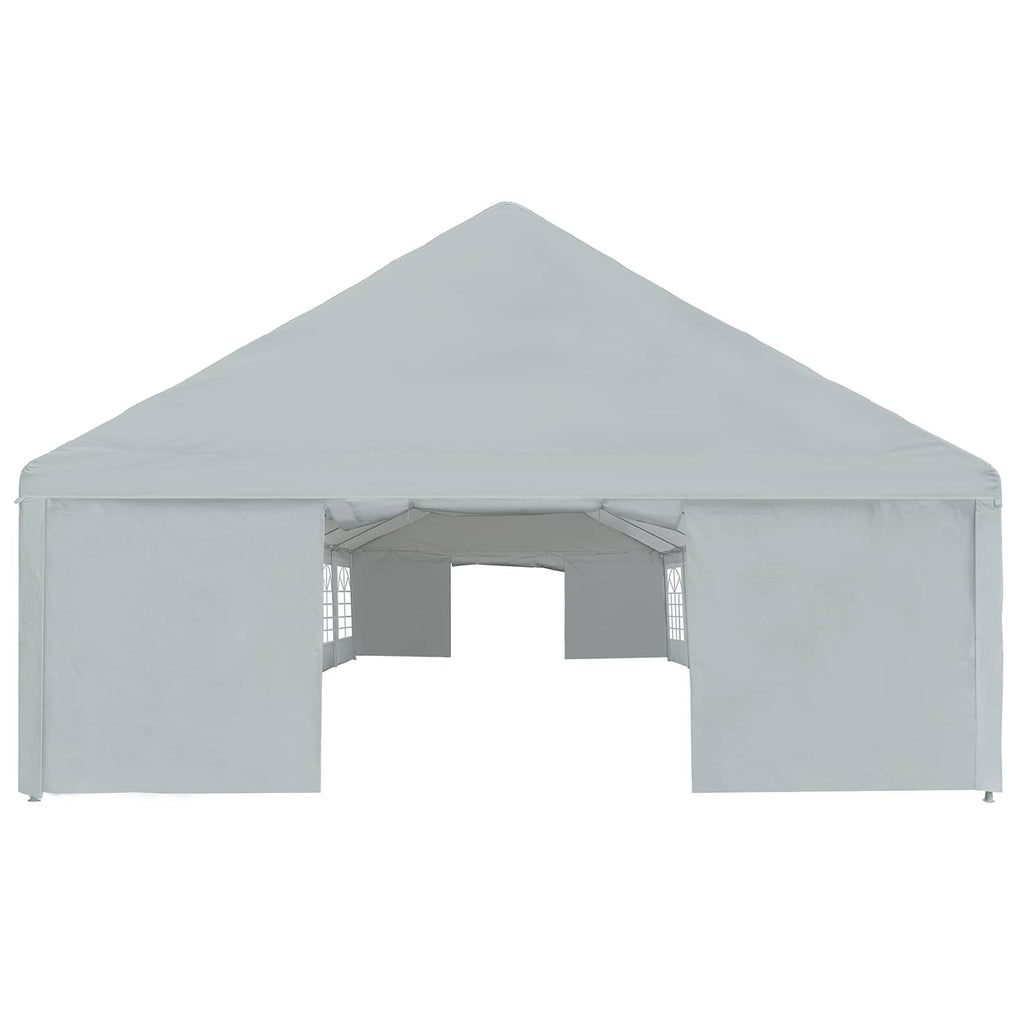 Tela de tienda sin estructura Gris 12 x 6 m PE